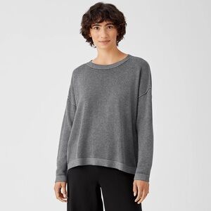 Eileen Fisher Peruvian organic cotton sweater — NWT — size L